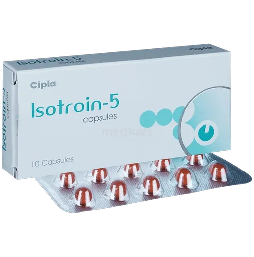 isotroin 5mg capsule 10's